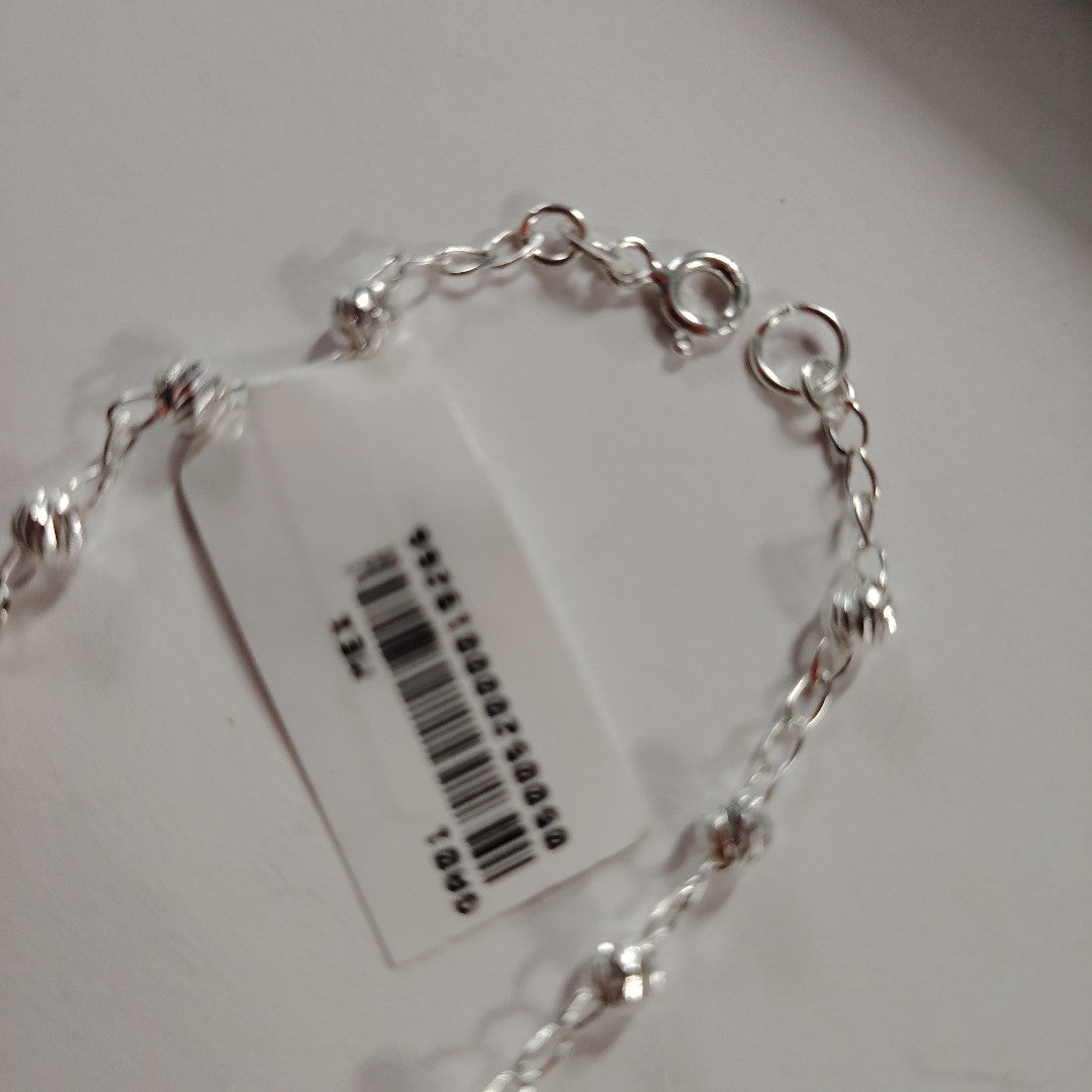 PULSERA TEJIDO TEJIDO ESPECIAL PLATA .925 18 CM 4.1 GR (NUEVO)