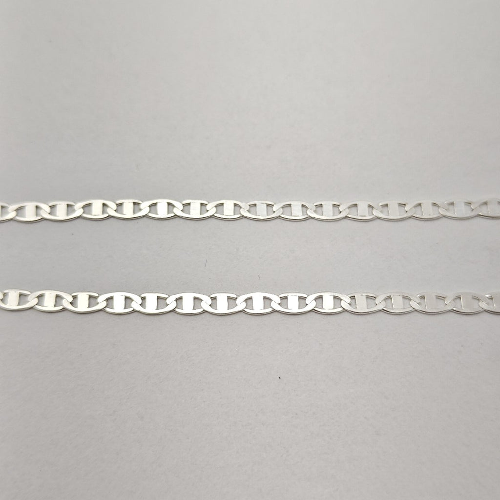 CADENA TEJIDO ESPEJO PLATA .925 55 CM 4 GR (NUEVO)