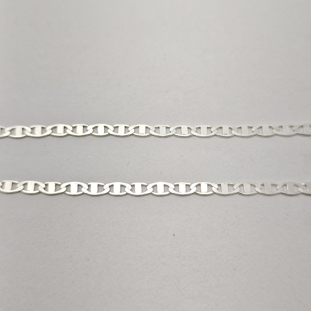 CADENA TEJIDO ESPEJO PLATA .925 55 CM 4 GR (NUEVO)