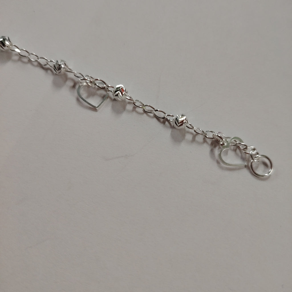 PULSERA TEJIDO ESPECIAL PLATA .925 18 CM 2.7 GR (NUEVO)