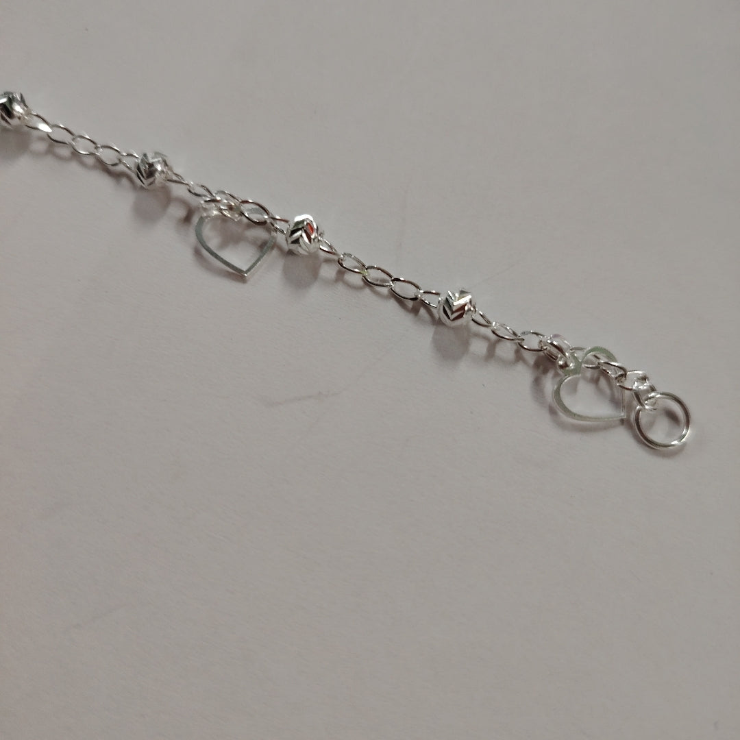 PULSERA TEJIDO ESPECIAL PLATA .925 18 CM 2.7 GR (NUEVO)