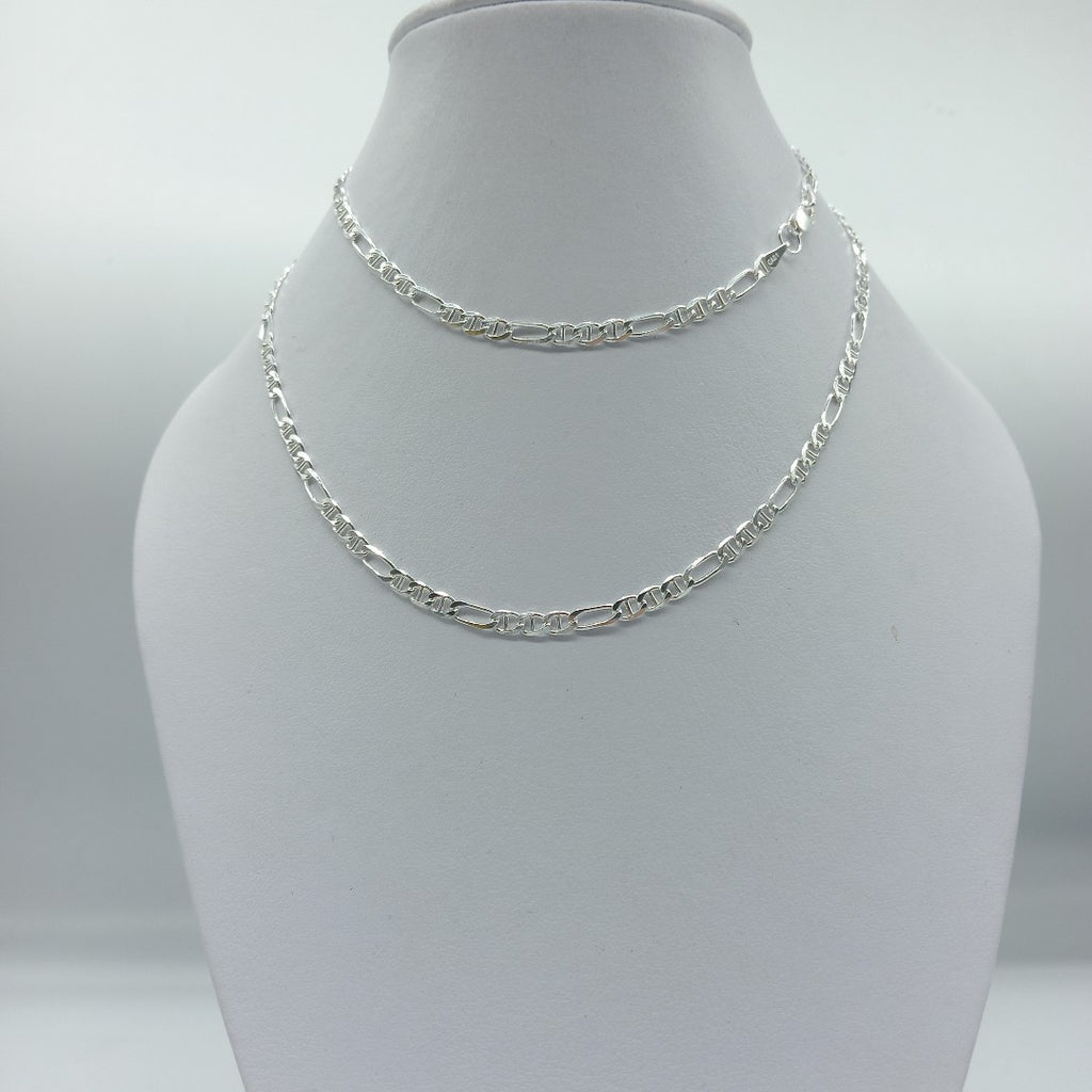 CADENA TEJIDO 3X1 PLATA .925 60 CM 8.1 GR (NUEVO)