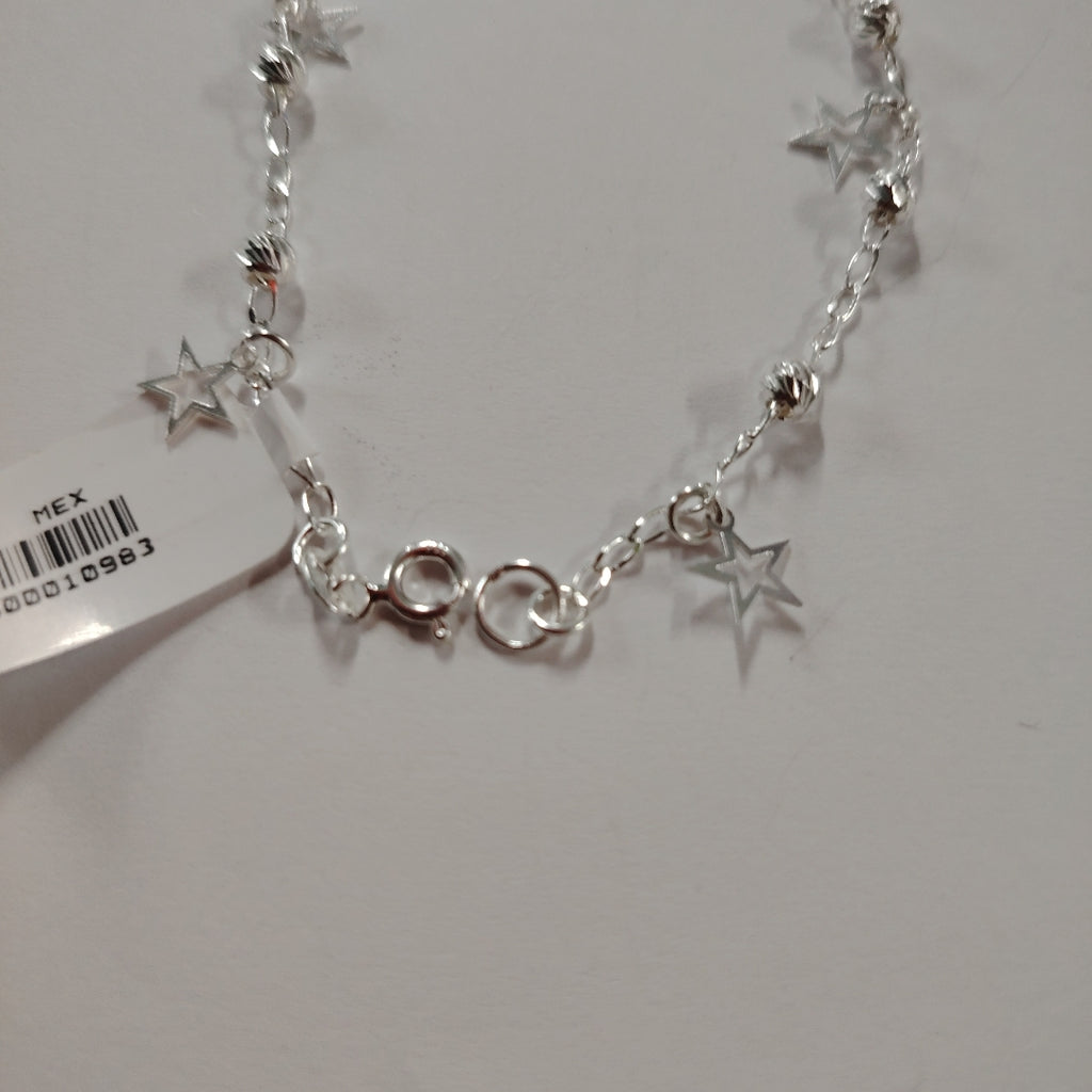 PULSERA TEJIDO ESPECIAL PLATA .925 18 CM 2.7 GR (NUEVO)