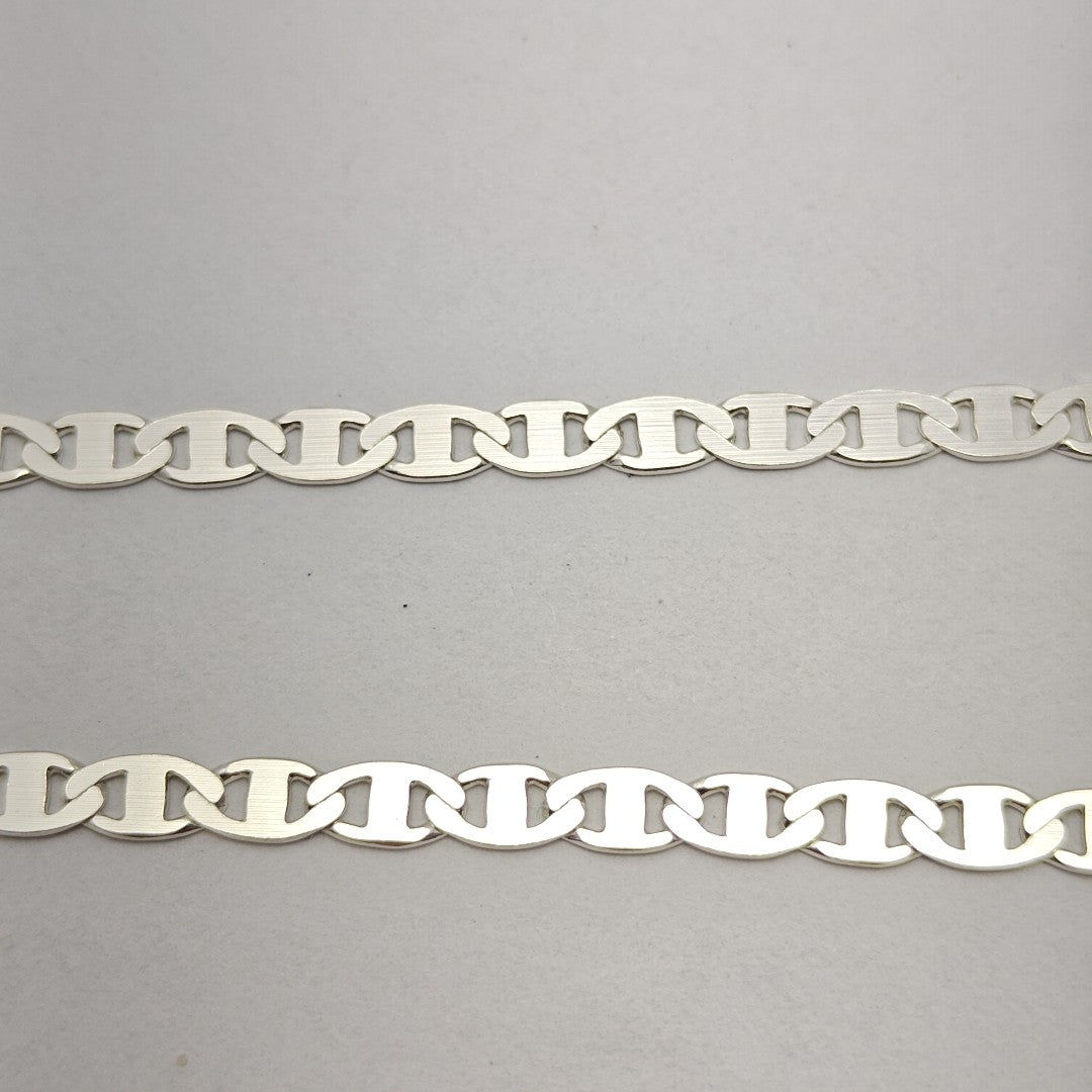 CADENA TEJIDO GUCHI PLATA .925 60 CM 9.1 GR (NUEVO)