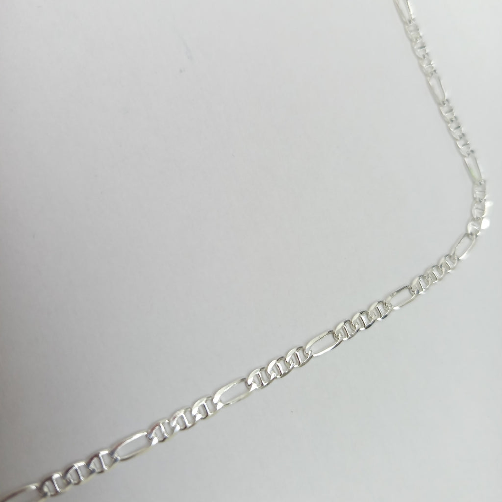 CADENA TEJIDO MARINERO PLATA .925 55 CM 8 GR (NUEVO)