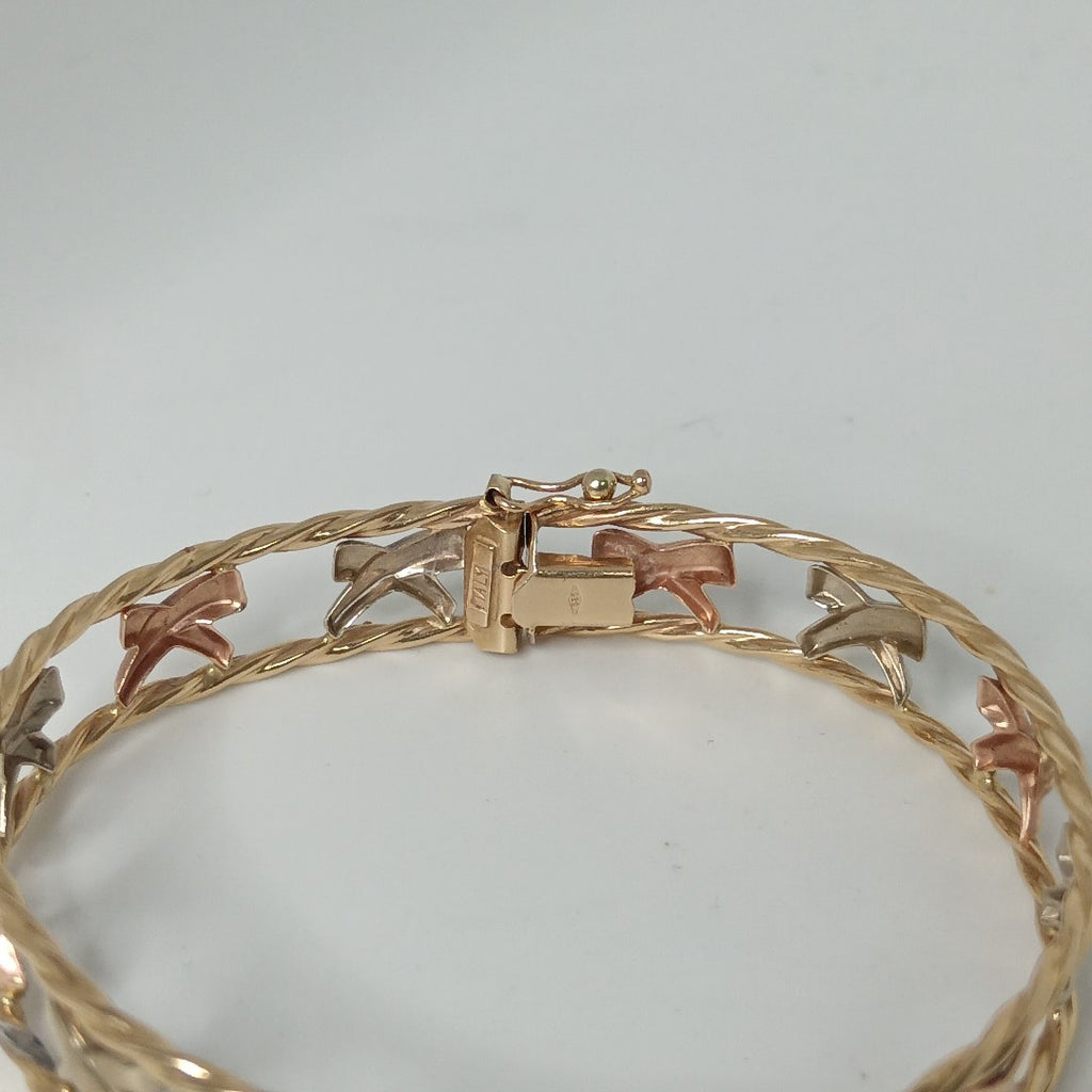 PULSERA RIGIDA ORO 14 K 11,20 GRMS (SEMINUEVO)