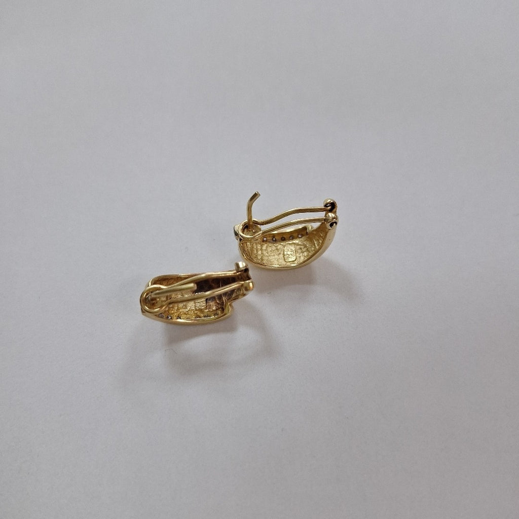 ARETES PAR ORO 14 K 7.4 GRMS (SEMINUEVO)