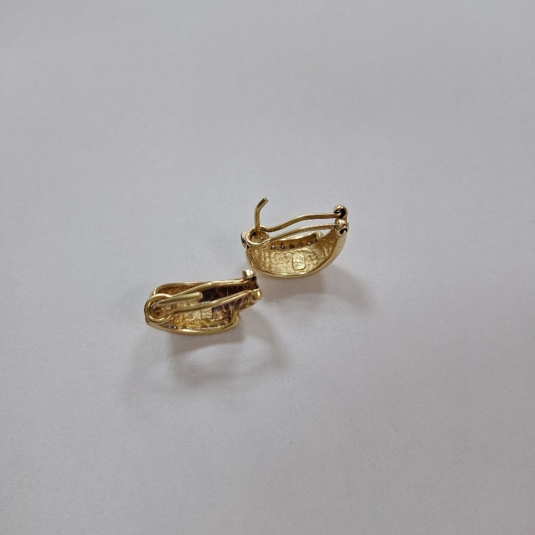 ARETES PAR ORO 14 K 7.4 GRMS (SEMINUEVO)