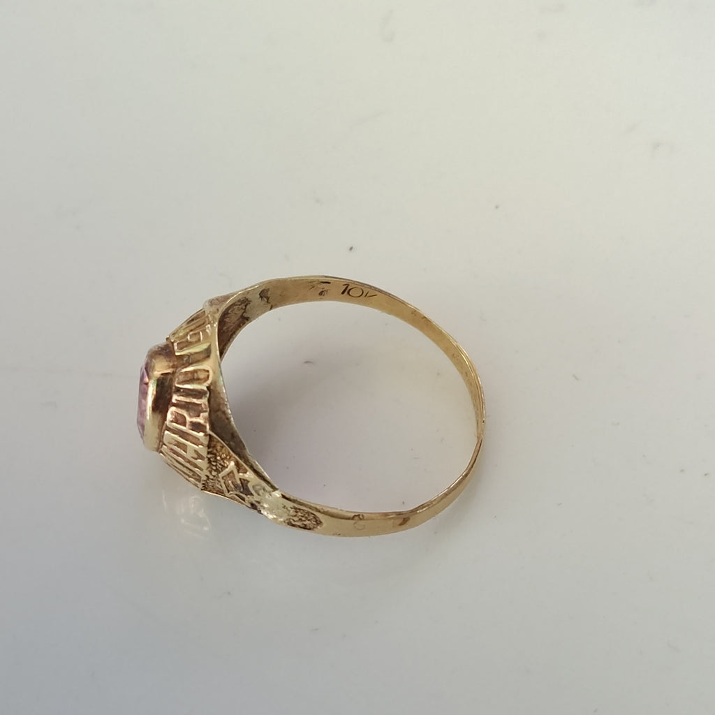 ANILLO DE GRADUACIÓN ORO 8 K 1.6 GRMS (SEMINUEVO)