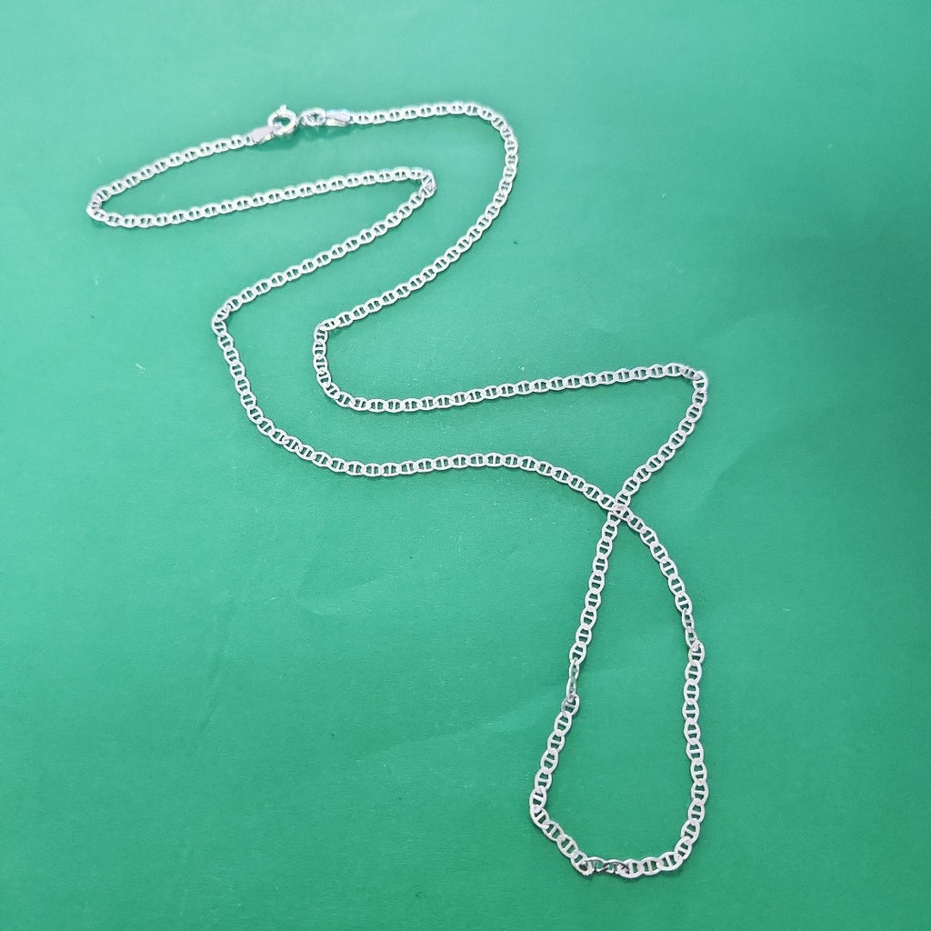 CADENA TEJIDO GUCHI PLATA .925 60 CM 3.9 GR (NUEVO)