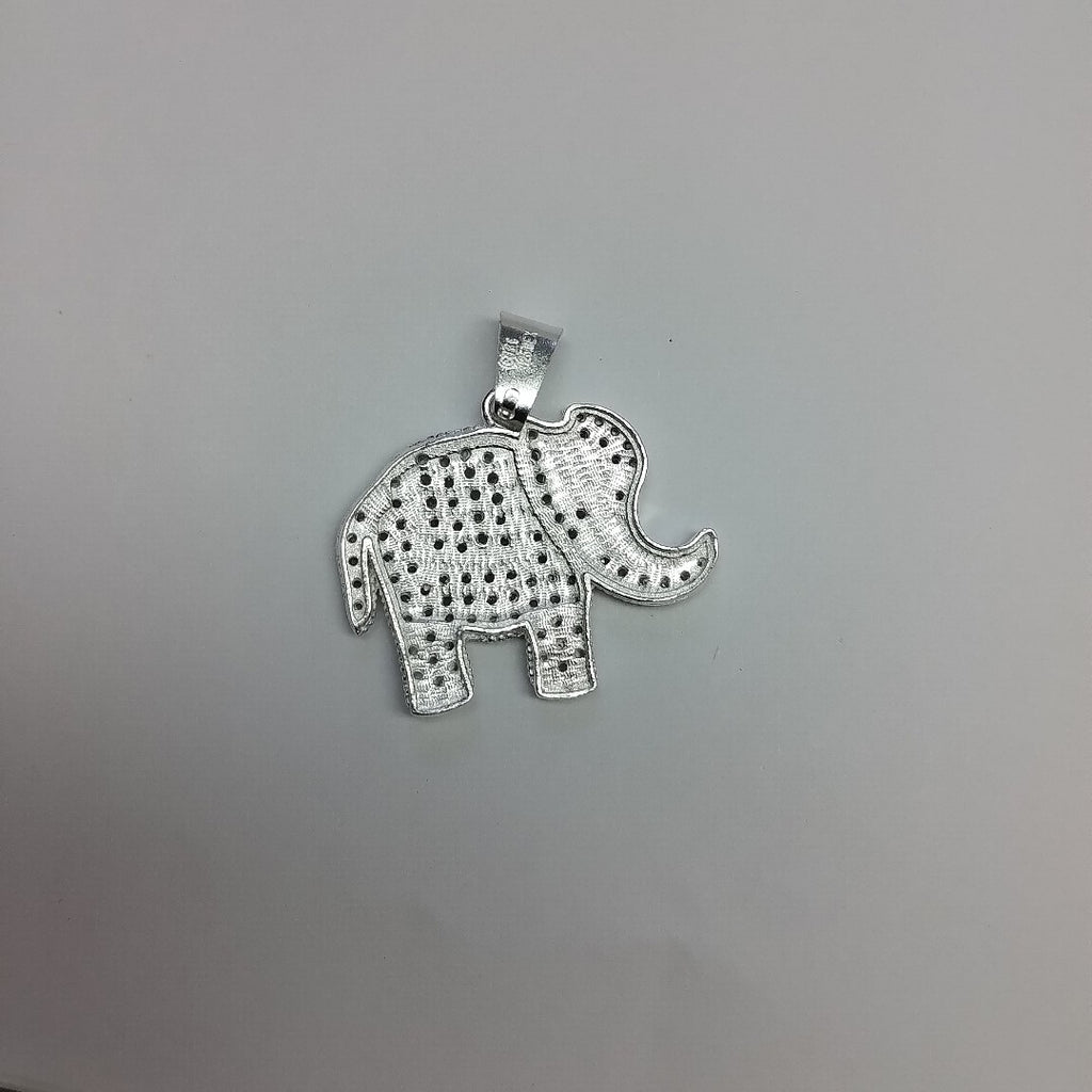 DIJE ELEFANTE C/CIRCONIAS PLATA .925 5.4 GR (NUEVO)