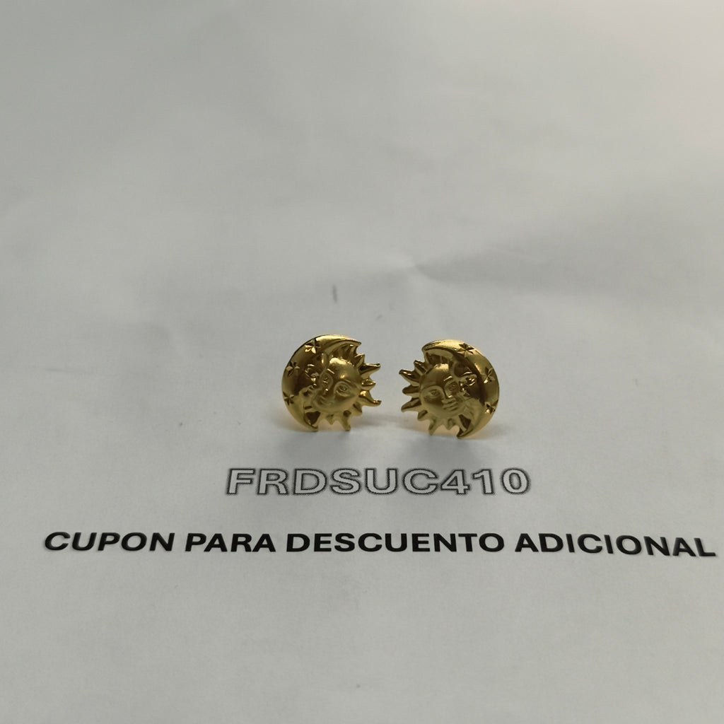 BROQUELES PAR ORO 10 K 1,40 GRMS (SEMINUEVO)