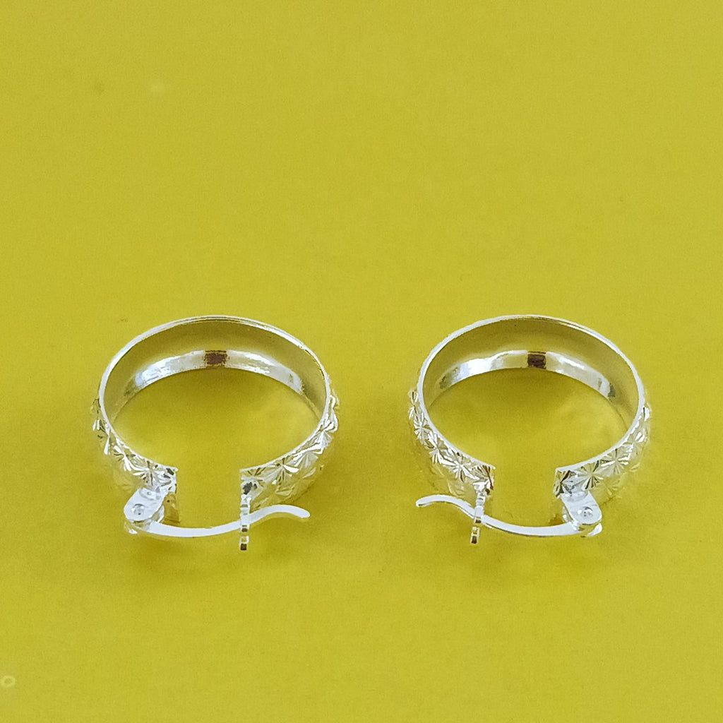 PAR ARRACADAS FACETADAS PLATA .925 3.5 GR (NUEVO)