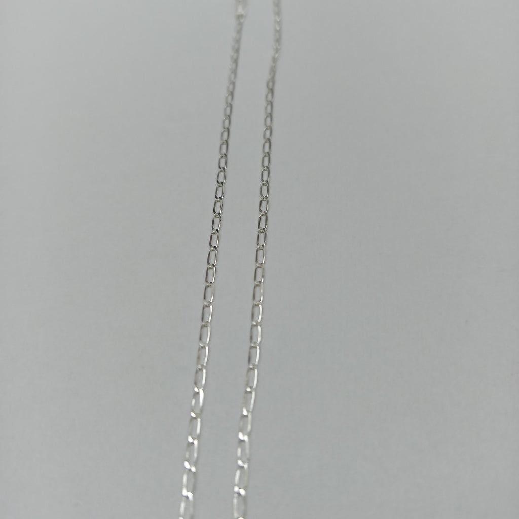 CADENA TEJIDO ESLABONES PLATA .925 50 CM 2.6 GR (NUEVO)