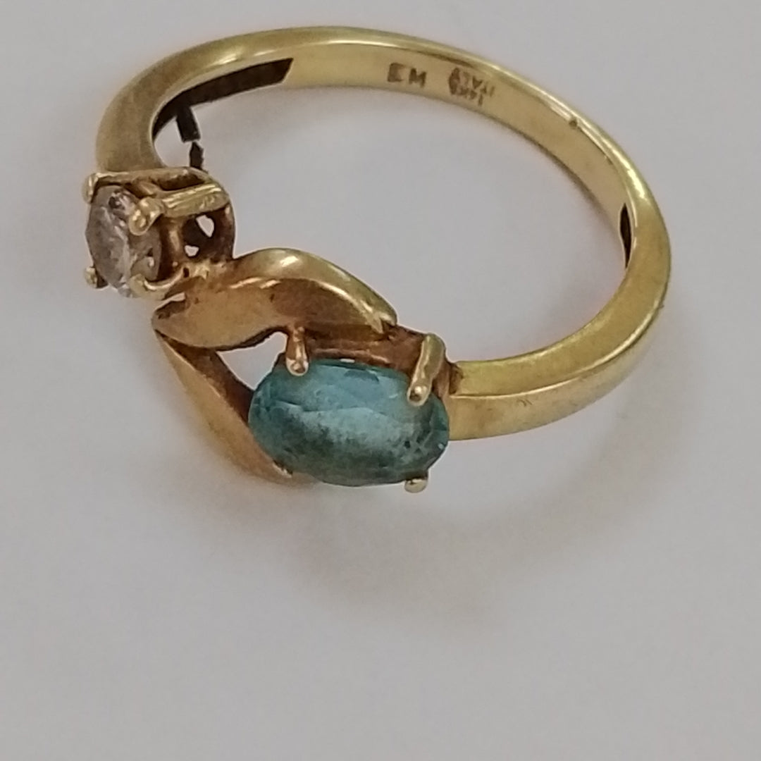 ANILLITO ORO 14 K 3.3 GRMS (SEMINUEVO)