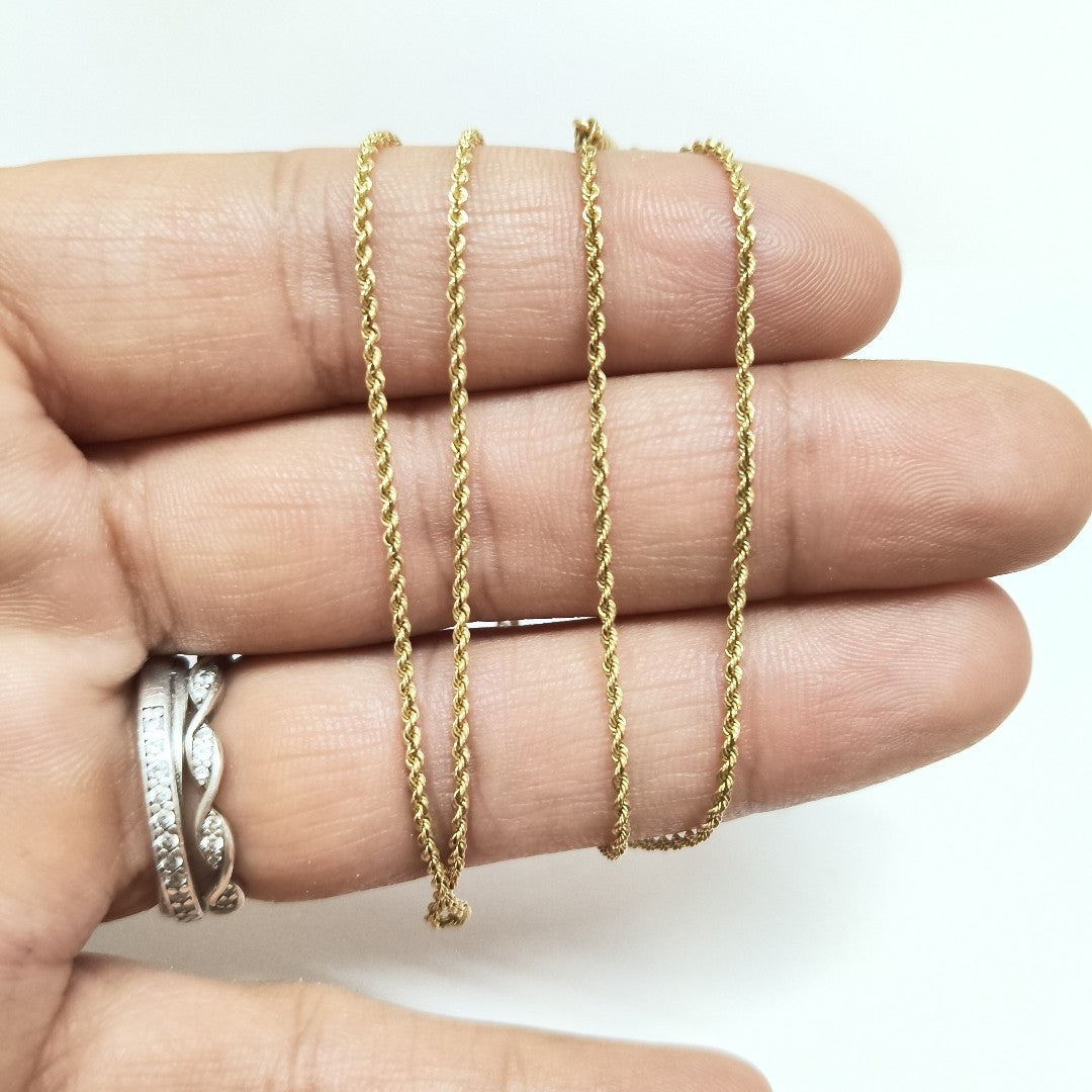 CADENA ORO 14 K 2,90 GRMS (SEMINUEVO)