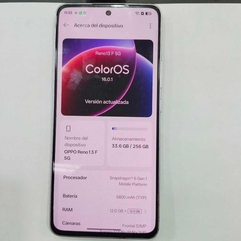 CELULAR OPPO RENO 13F 5G CPH2699 (2025) 256 GB 12 GB RAM