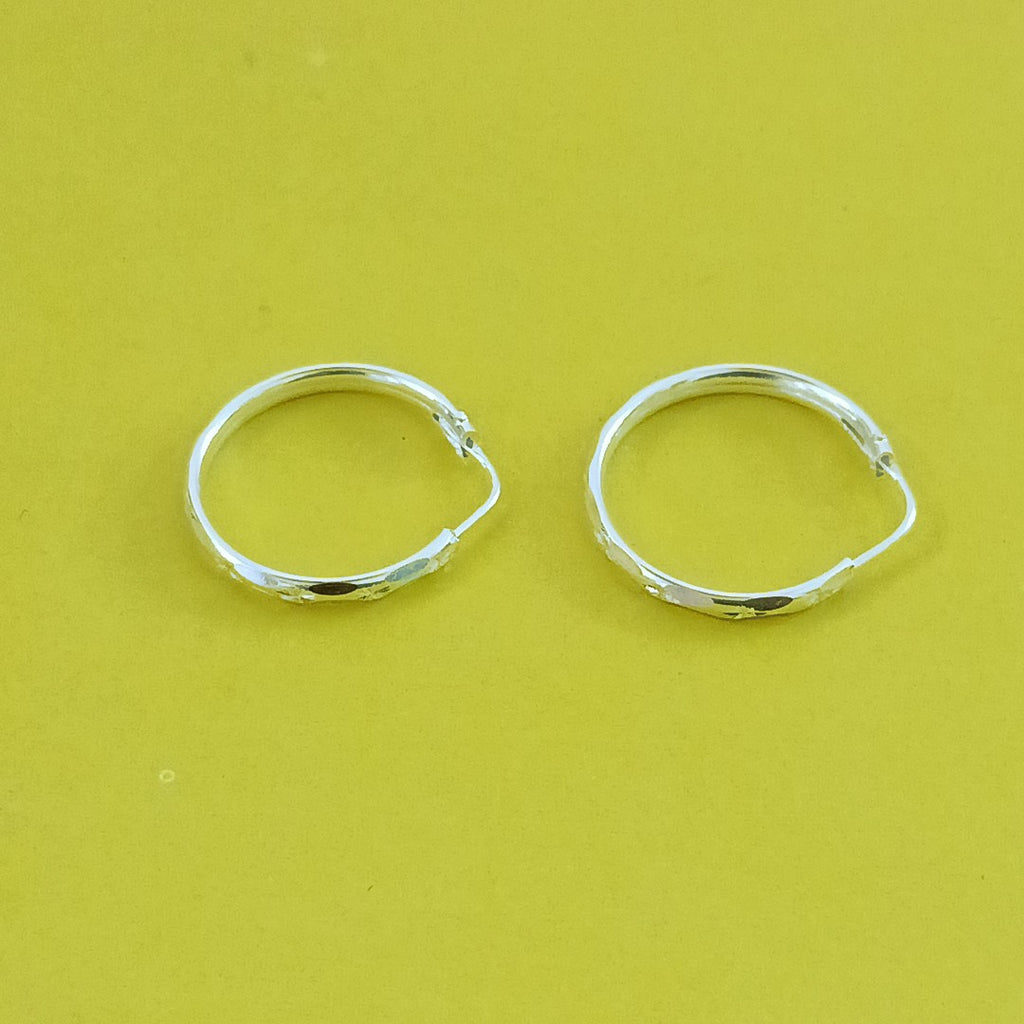PAR ARRACADAS FACETADA PLATA .925 2.1 GR (NUEVO)