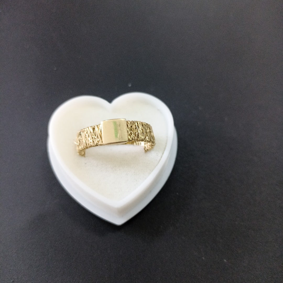 ANILLO ORO 14 K 4 GRMS (SEMINUEVO)