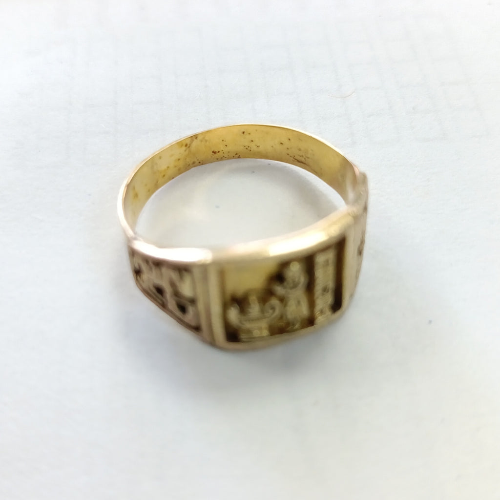 ANILLO DE GRADUACIÓN ORO 8 K 3.3 GRMS (SEMINUEVO)