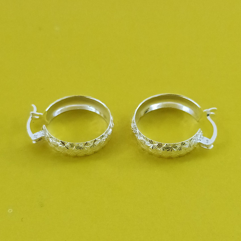 PAR ARRACADAS FACETADAS PLATA .925 3.4 GR (NUEVO)