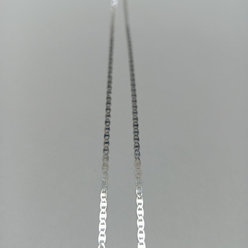CADENA TEJIDO ESPEJO PLATA .925 60 CM 4.2 GR (NUEVO)