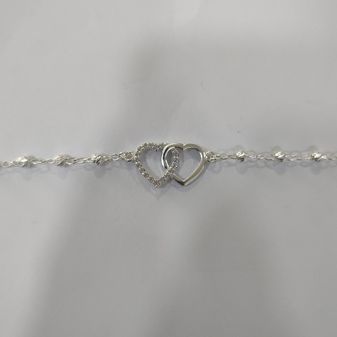 PULSERA TEJIDO TEJIDO ESPECIAL PLATA .925 18 CM 4.1 GR (NUEVO)