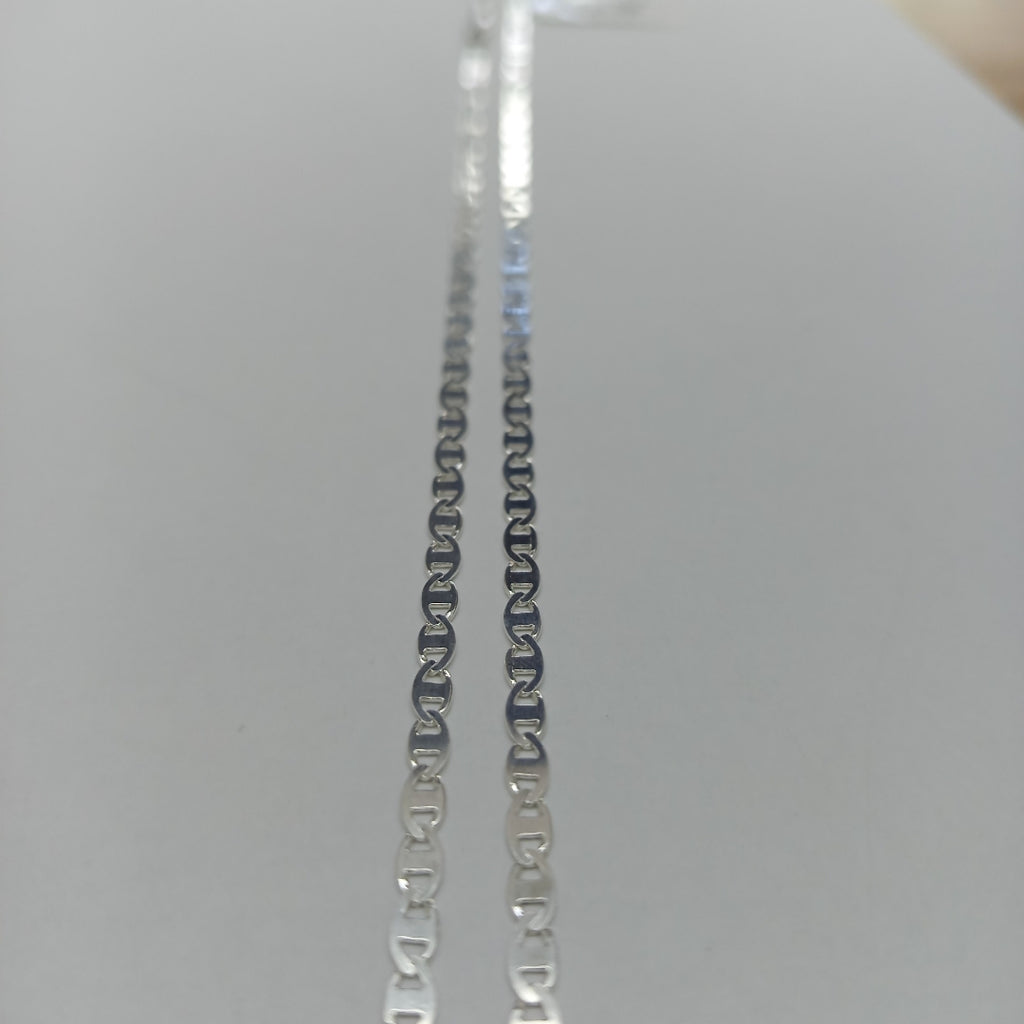 CADENA TEJIDO GUCHI PLATA .925 60 CM 9 GR (NUEVO)