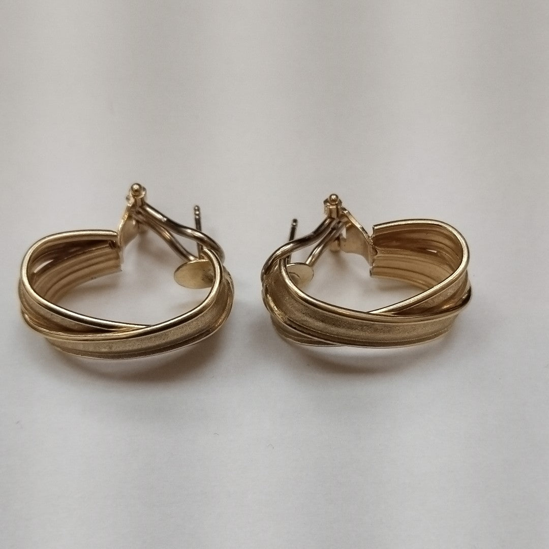 ARETES PAR ORO 14 K 6,50 GRMS (SEMINUEVO)