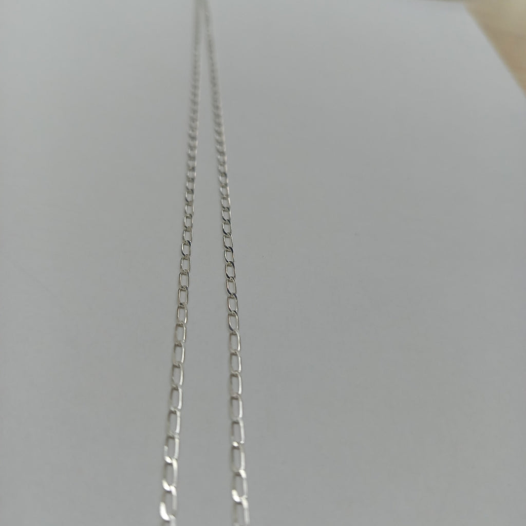 CADENA TEJIDO ESLABONES PLATA .925 60 CM 3.1 GR (NUEVO)