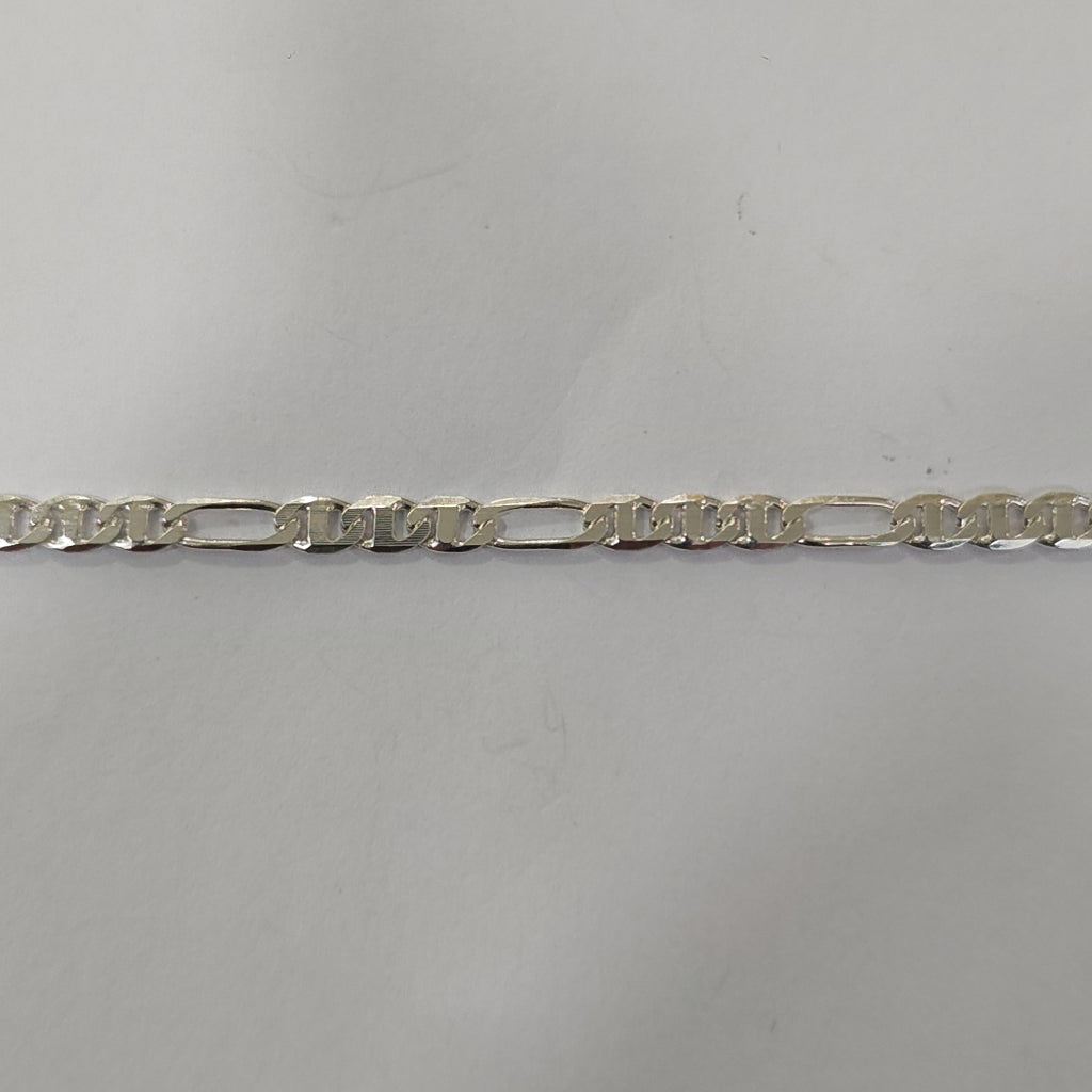 PULSERA TEJIDO 3X1 PLATA .925 16 CM 2.8 GR (NUEVO)