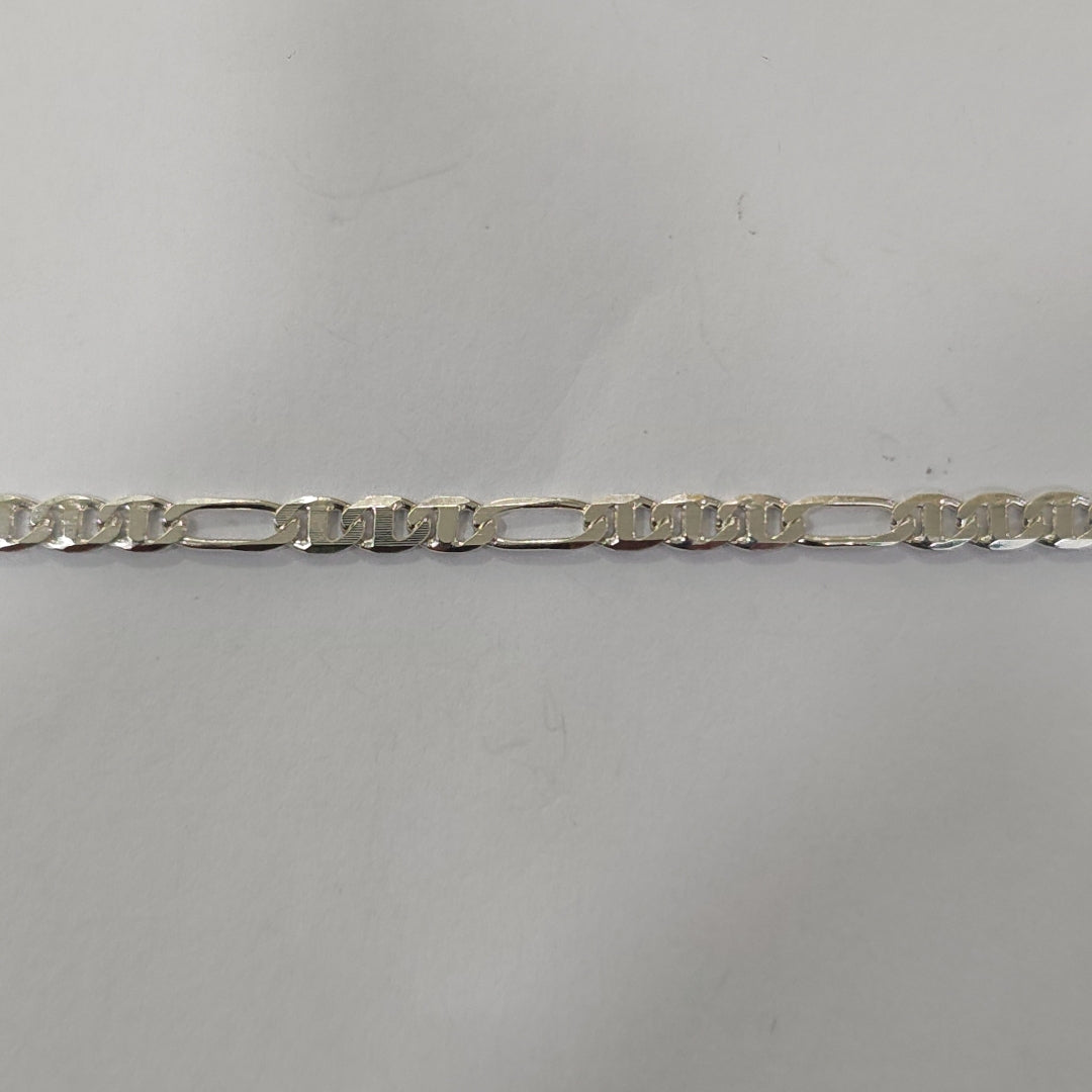 PULSERA TEJIDO 3X1 PLATA .925 16 CM 2.8 GR (NUEVO)