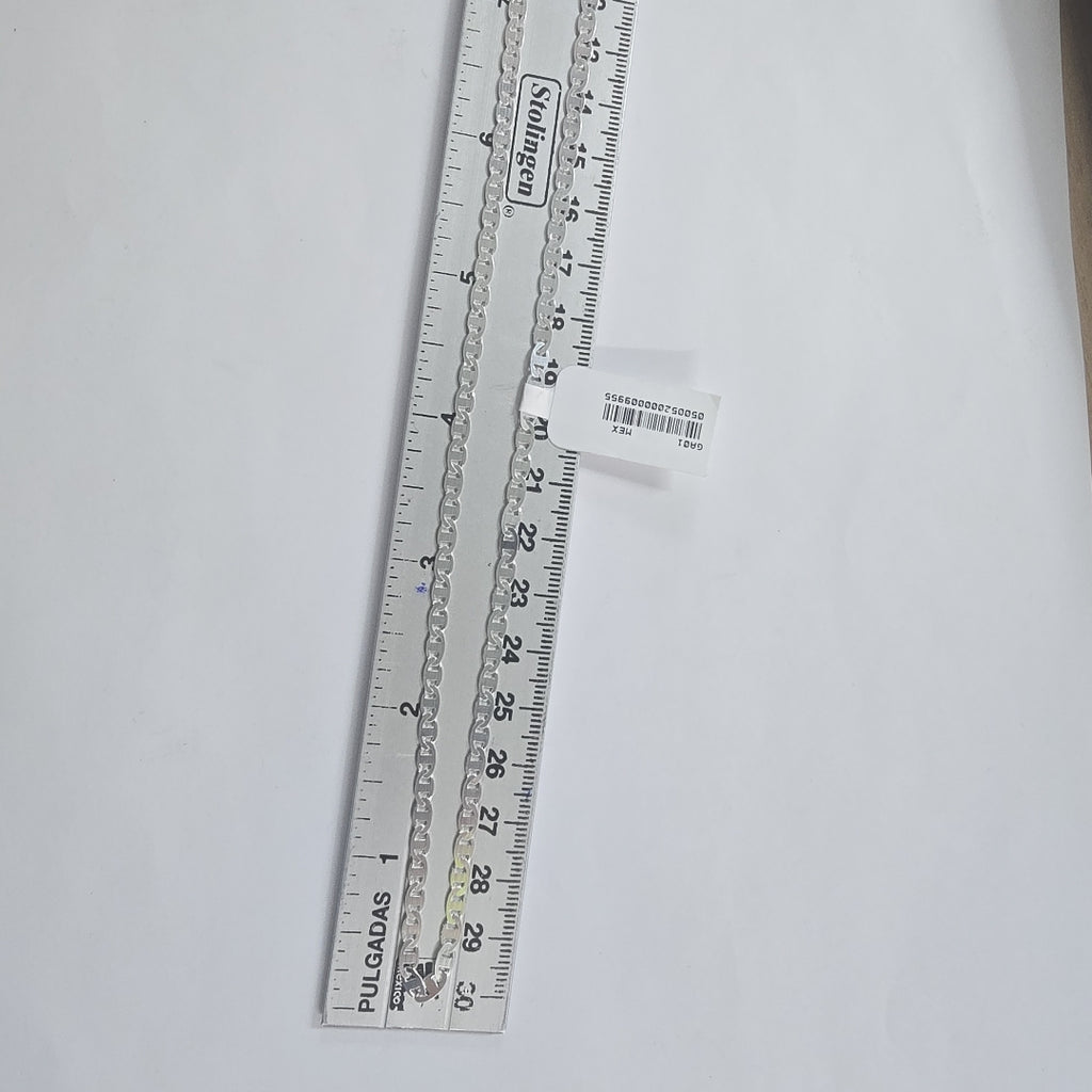 CADENA TEJIDO GUCHI PLATA .925 60 CM 9.3 GR (NUEVO)