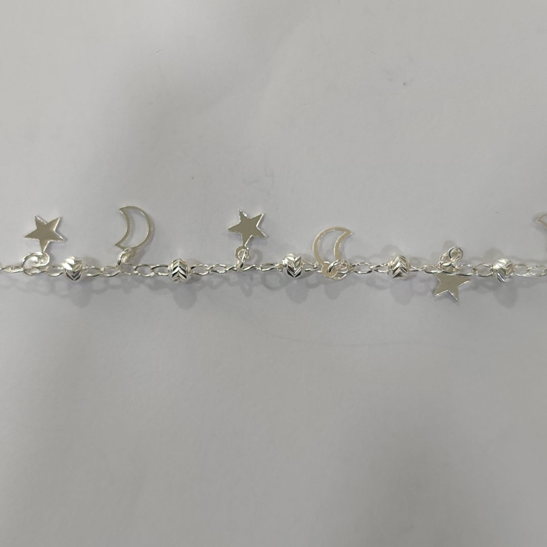 PULSERA TEJIDO TEJIDO ESPECIAL PLATA .925 18 CM 3.1 GR (NUEVO)