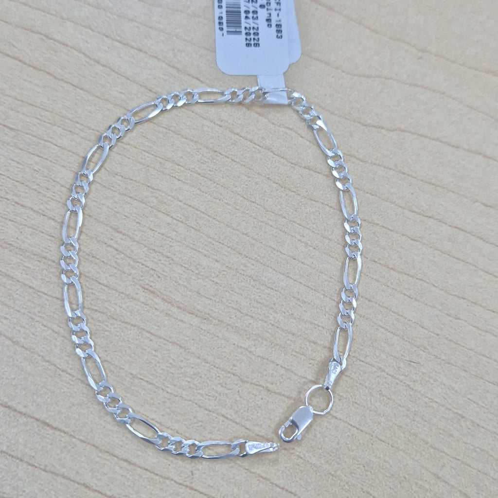 PULSERA TEJIDO 3X1 PLATA .925 18 CM 2.9 GR (NUEVO)