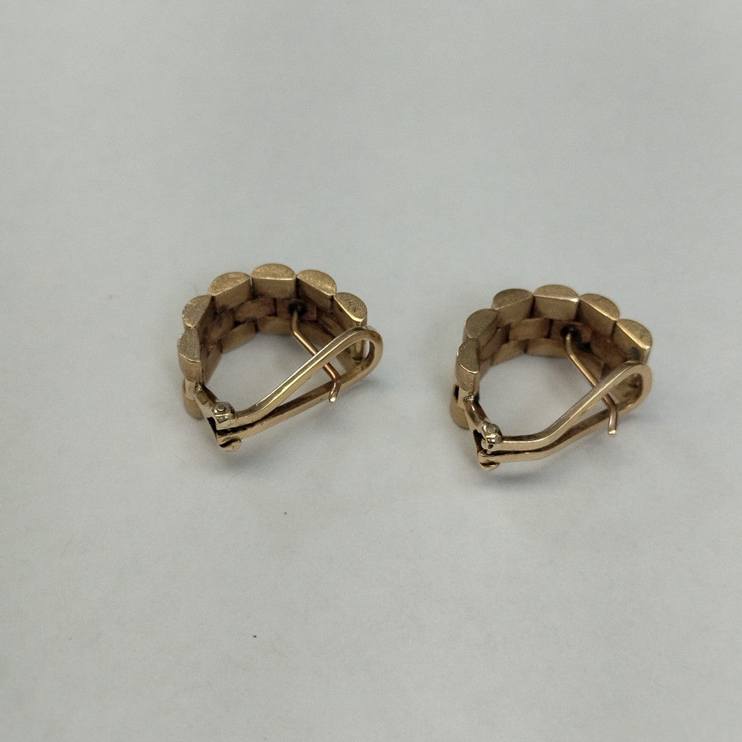 ARRACADAS PAR ORO 14 K 13 GRMS (SEMINUEVO)