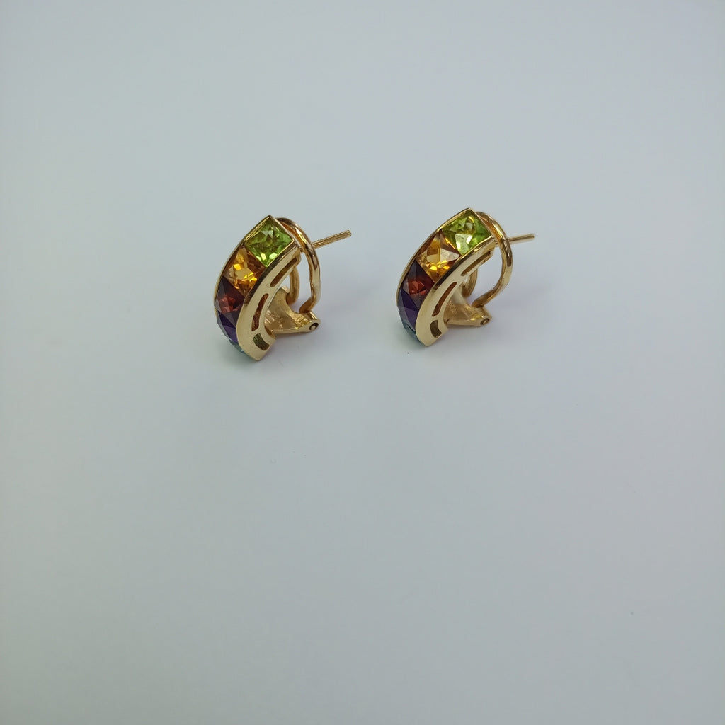 ARRACADAS PAR ORO 14 K 4,90 GRMS (SEMINUEVO)