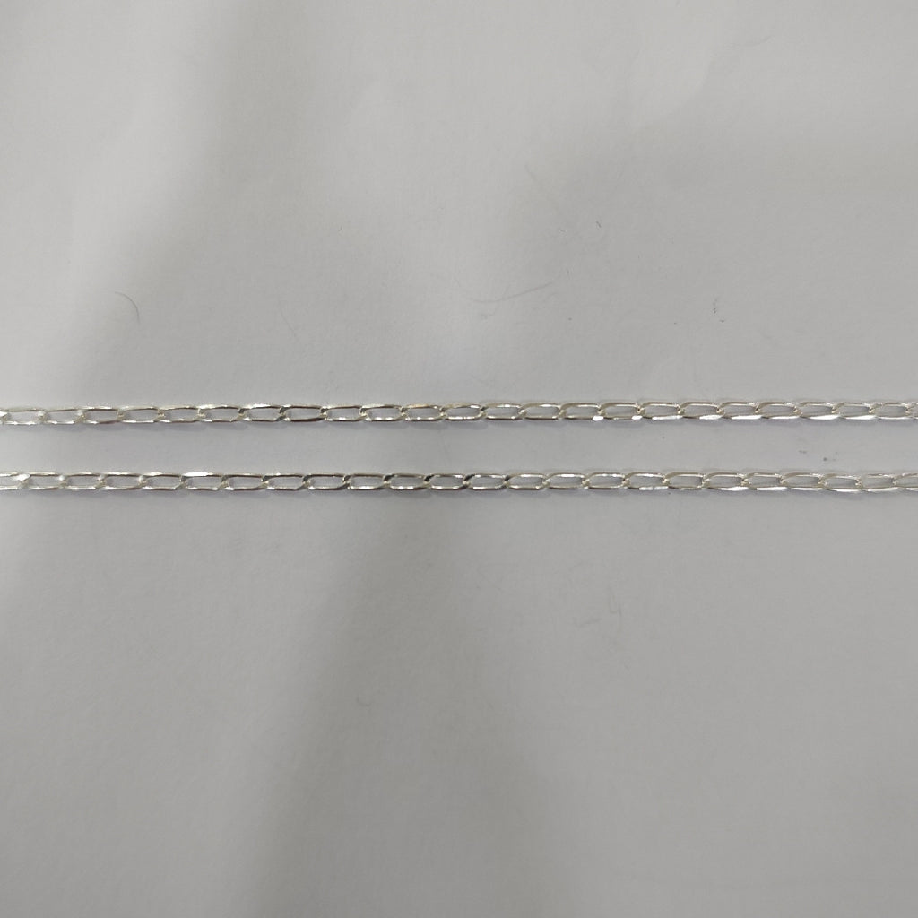 CADENA TEJIDO ESLABONES PLATA .925 50 CM 2.6 GR (NUEVO)