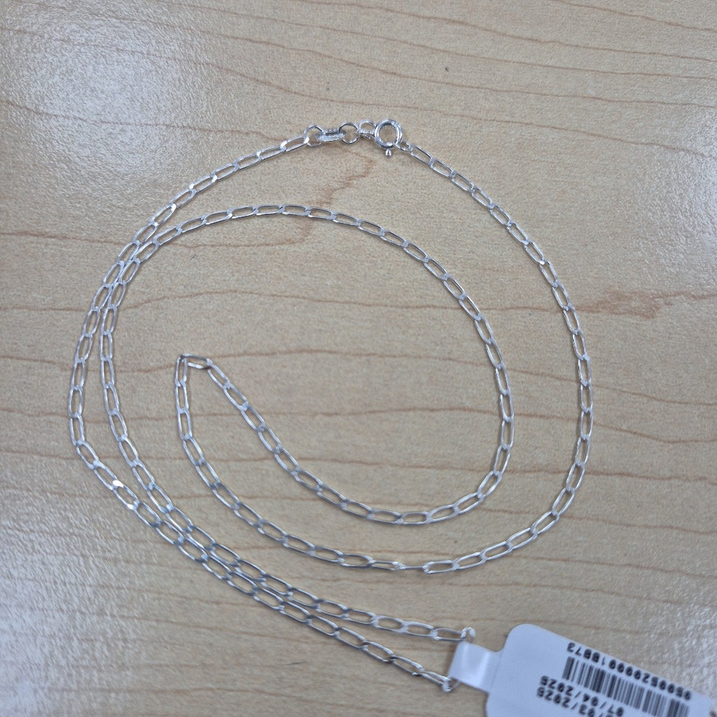 CADENA TEJIDO ESLABONES PLATA .925 55 CM 2.9 GR (NUEVO)