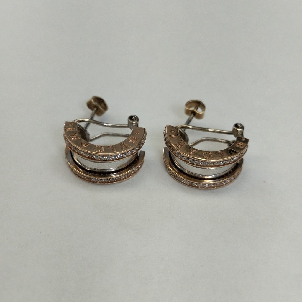 ARETES PAR ORO COMBINADO 14 K 7.7 GRMS (SEMINUEVO)
