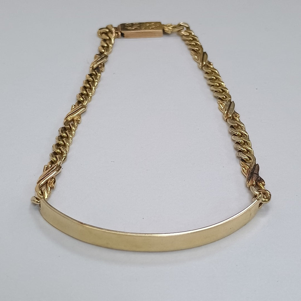 ESCLAVA ORO 14 K 8.6 GRMS (SEMINUEVO)