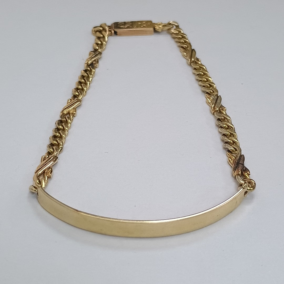 ESCLAVA ORO 14 K 8.6 GRMS (SEMINUEVO)