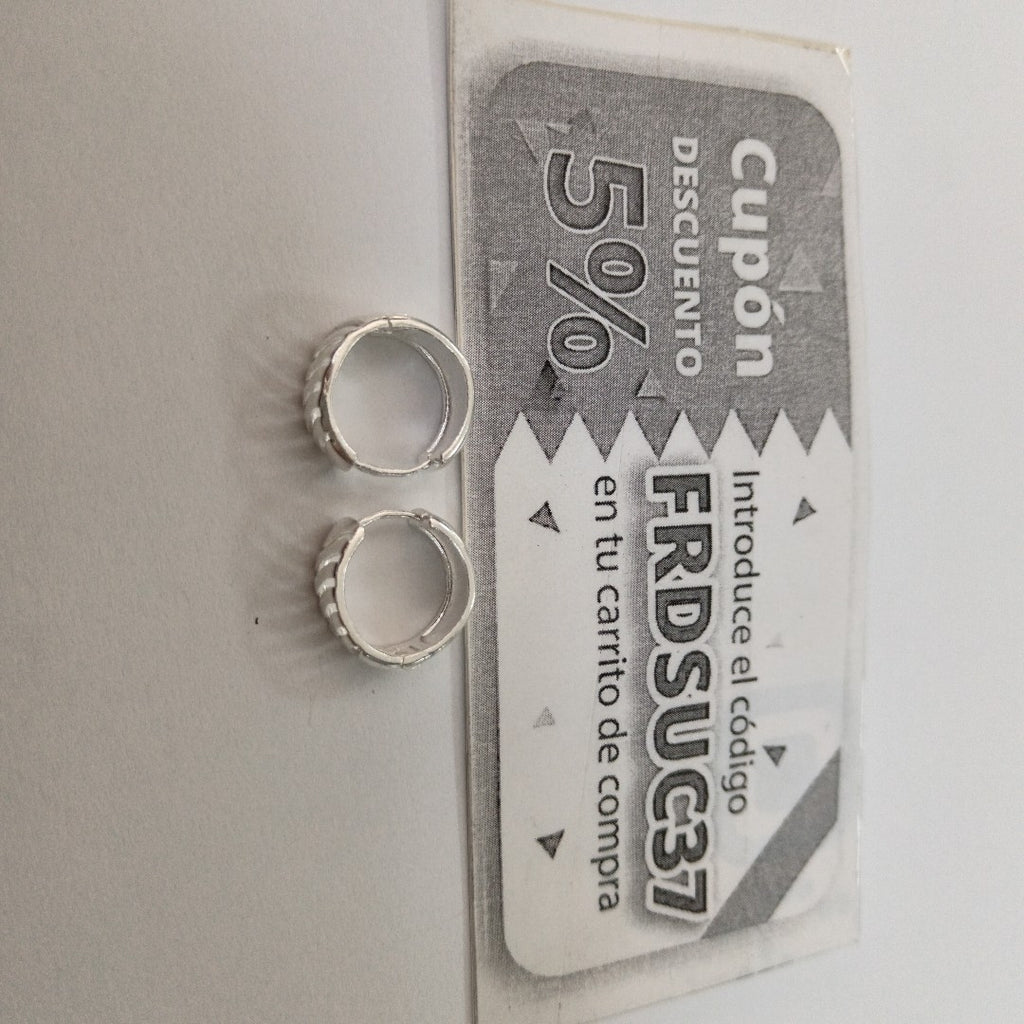 HUGGIES GRECAS PLATA .925 3.6 GR (NUEVO)
