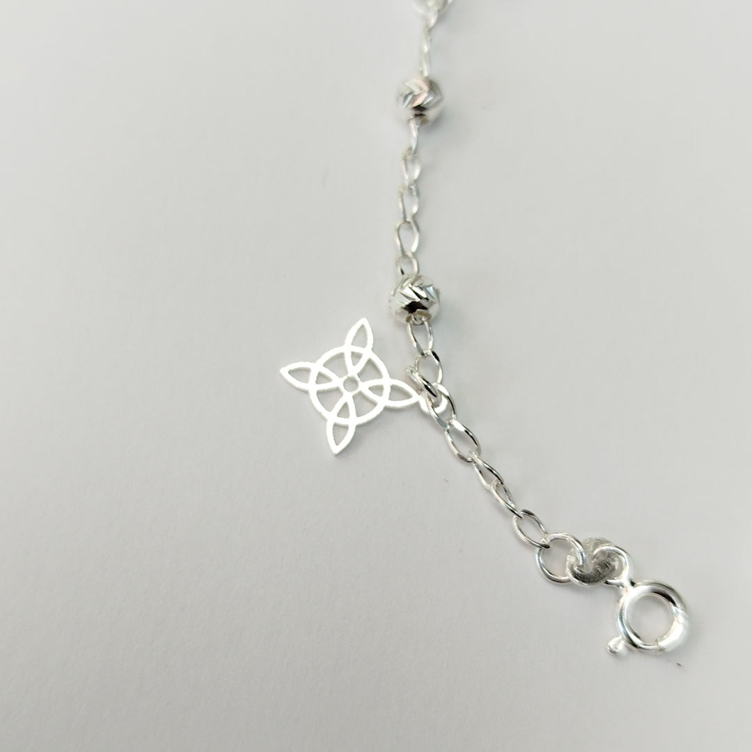PULSERA TEJIDO ESPECIAL PLATA .925 18 CM 3.2 GR (NUEVO)