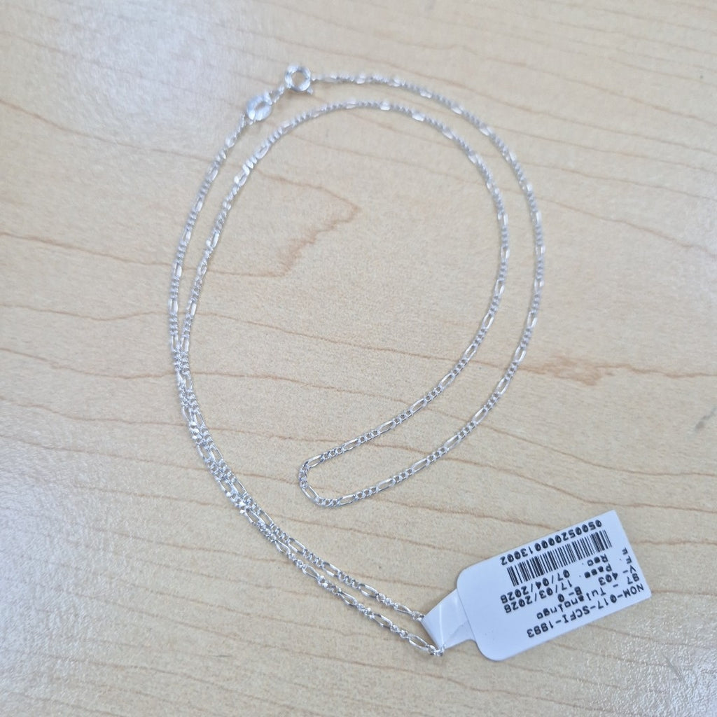 CADENA TEJIDO 3X1 PLATA .925 50 CM 2.2 GR (NUEVO)