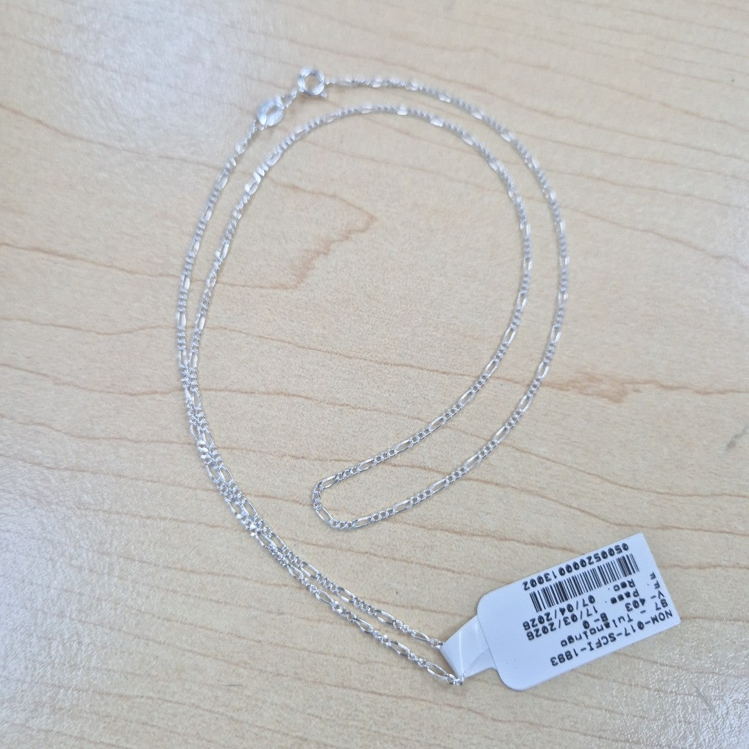 CADENA TEJIDO 3X1 PLATA .925 50 CM 2.2 GR (NUEVO)