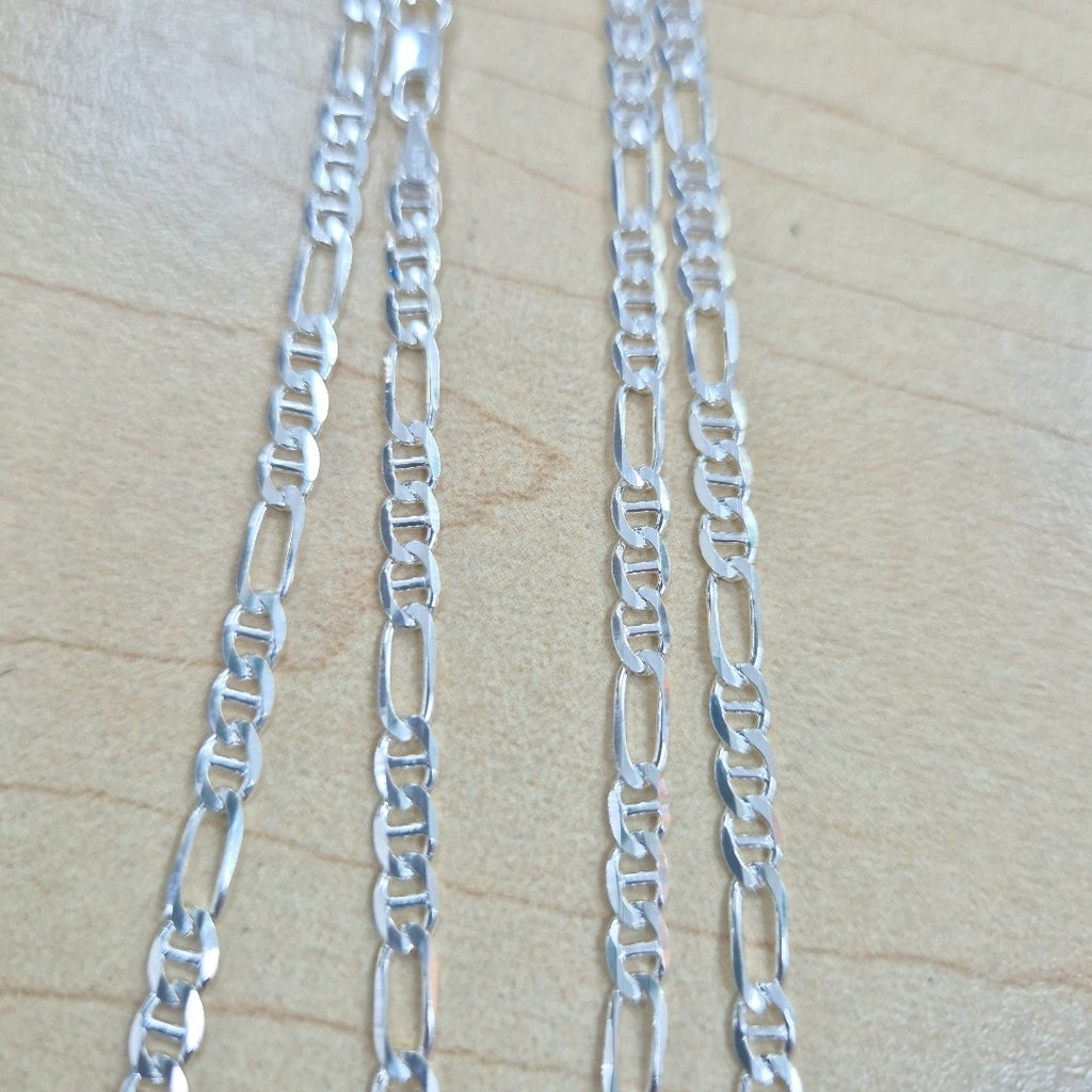 CADENA TEJIDO MARINERO PLATA .925 55 CM 7.4 GR (NUEVO)