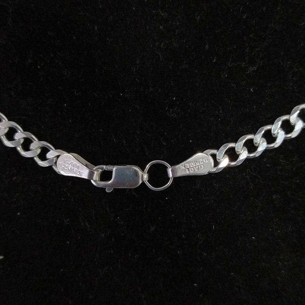 CADENA TEJIDO BARBADO PLATA .925 60 CM 13.7 GR (NUEVO)
