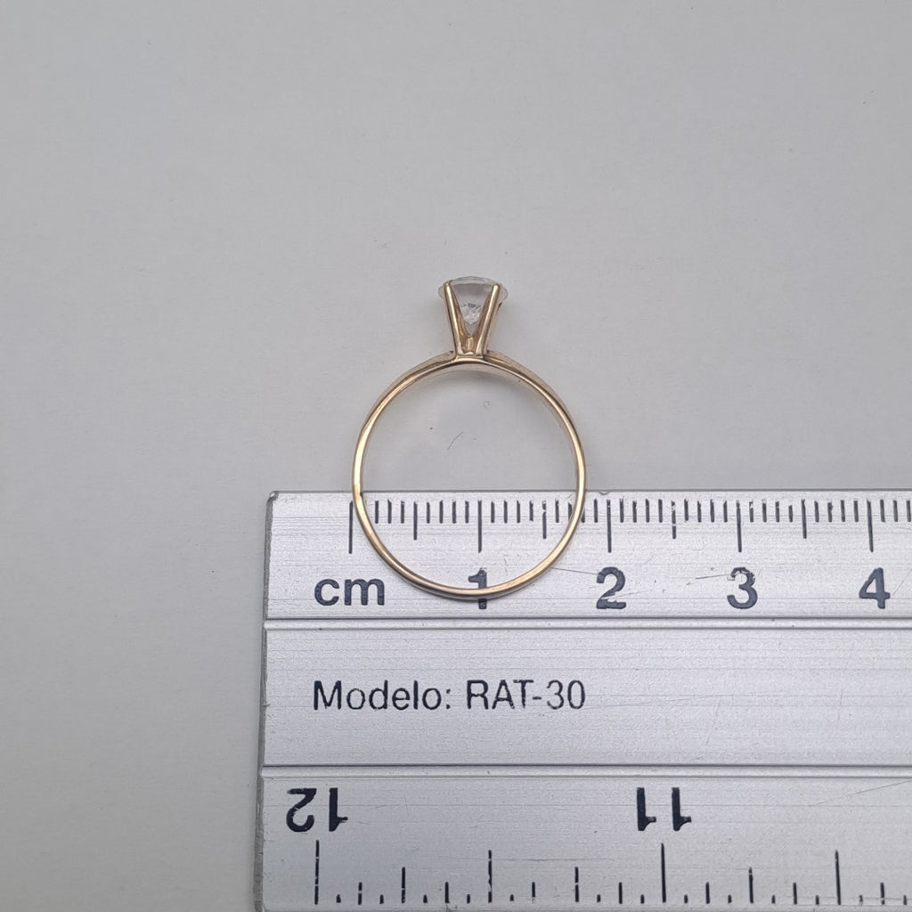 SOLITARIO ORO 14 K 1.7 GRMS (SEMINUEVO)