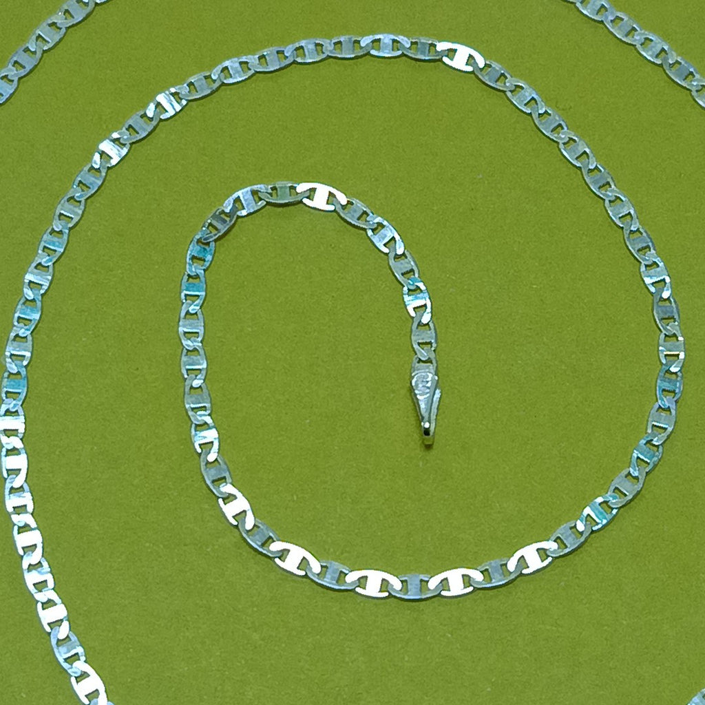 CADENA TEJIDO ESPEJO PLATA .925 60 CM 4.2 GR (NUEVO)